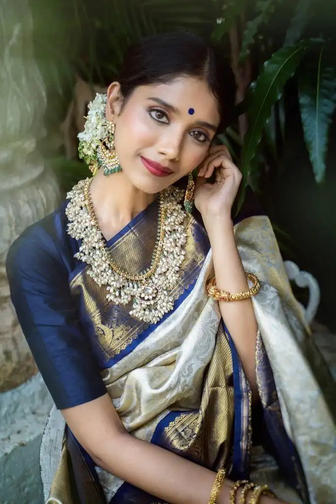 KP CREATION Sarees Feature Premium Soft Lichi Silk Cloth Known For Its Smooth Texture