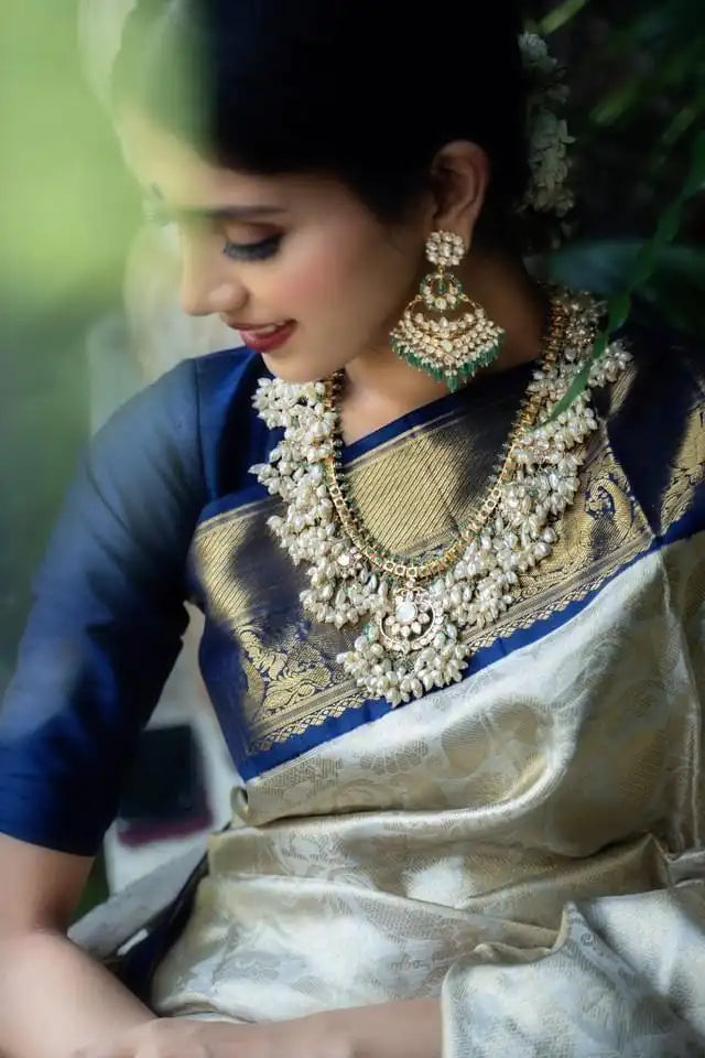 KP CREATION Sarees Feature Premium Soft Lichi Silk Cloth Known For Its Smooth Texture