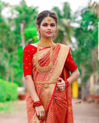 Kp Creation Sarees Feature Premium Soft Lichi Silk Cloth Known For Its Smooth Texture
