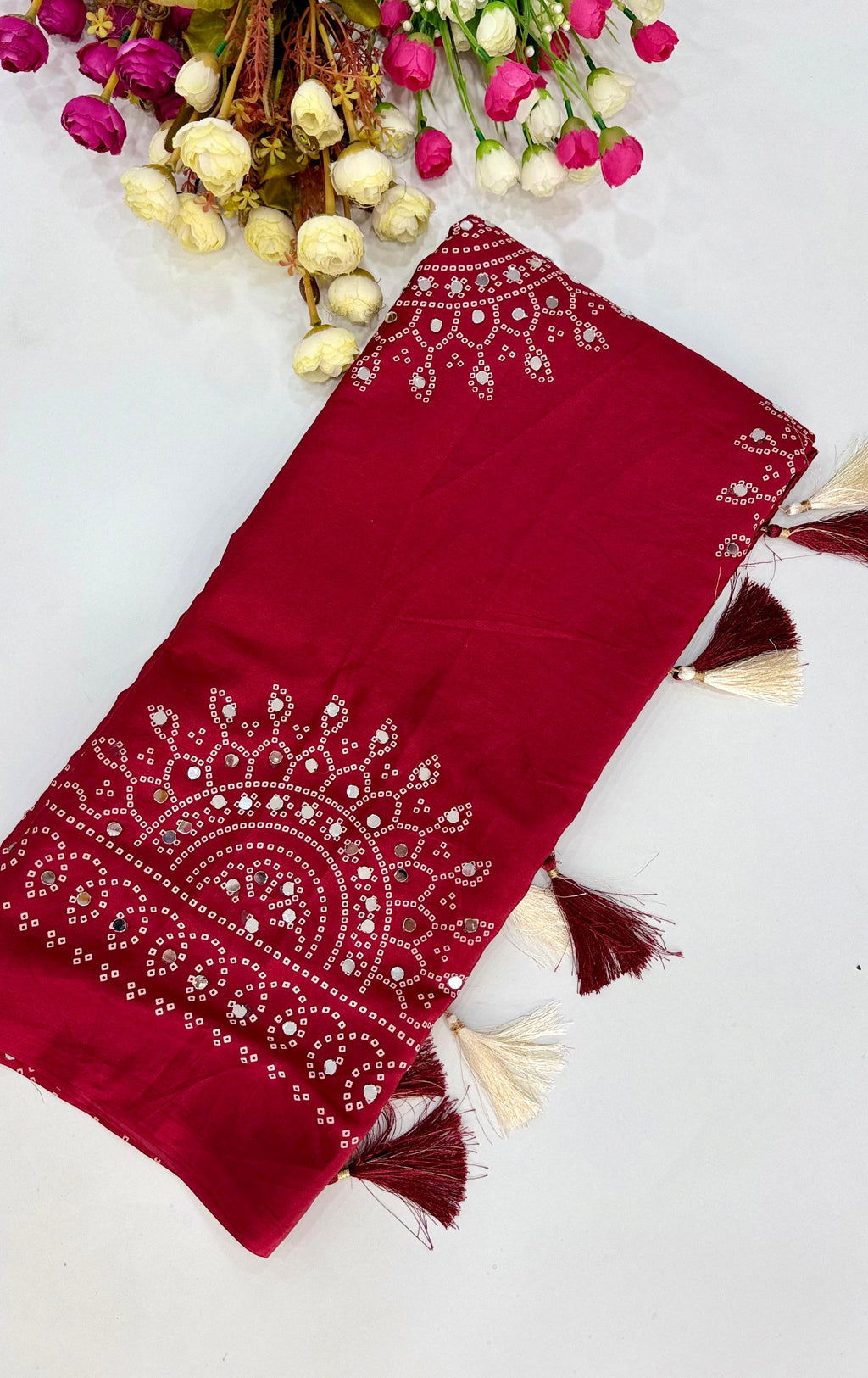 Ajrakh Saree