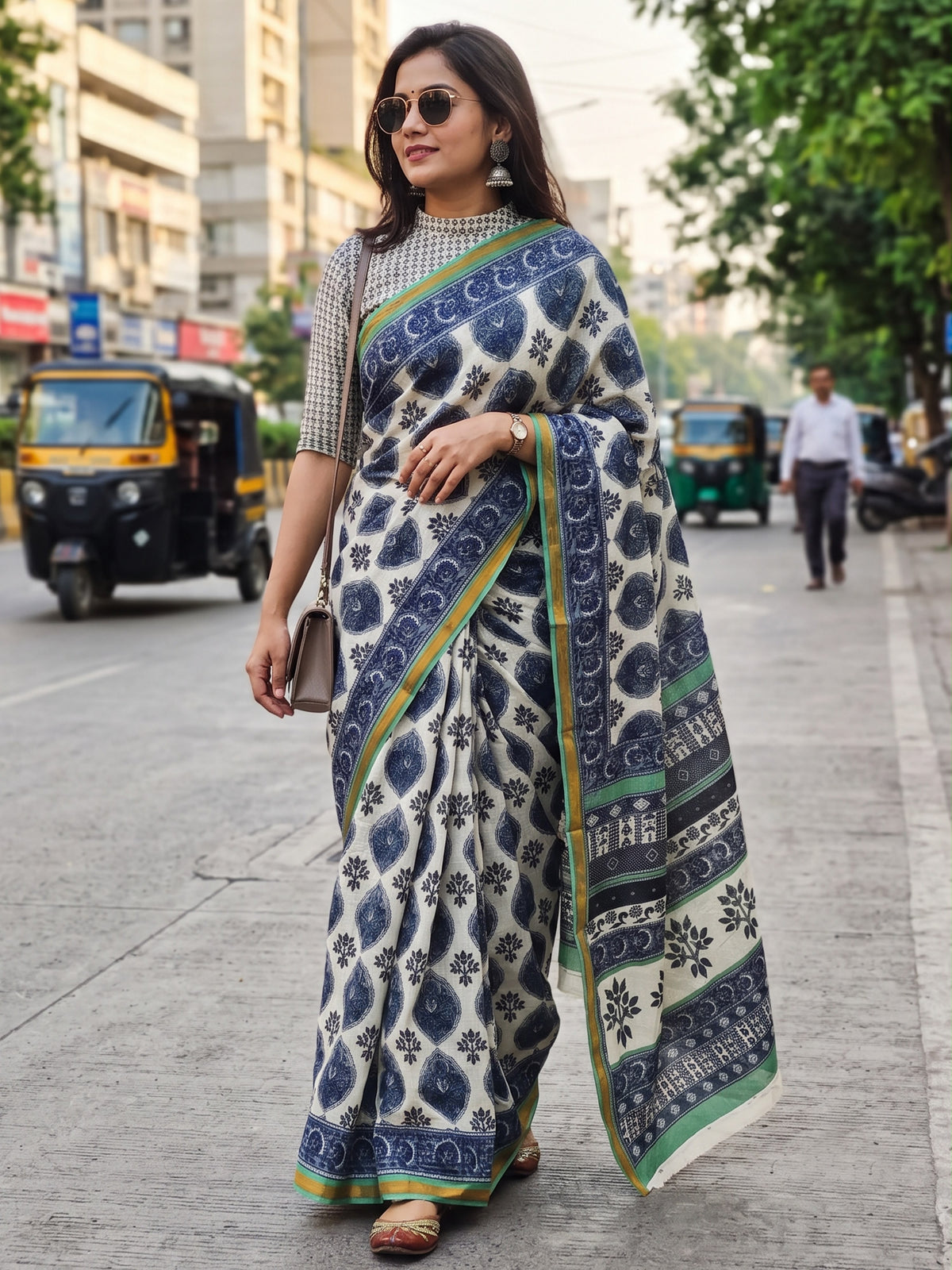 Maslin Cotton Saree Main image
