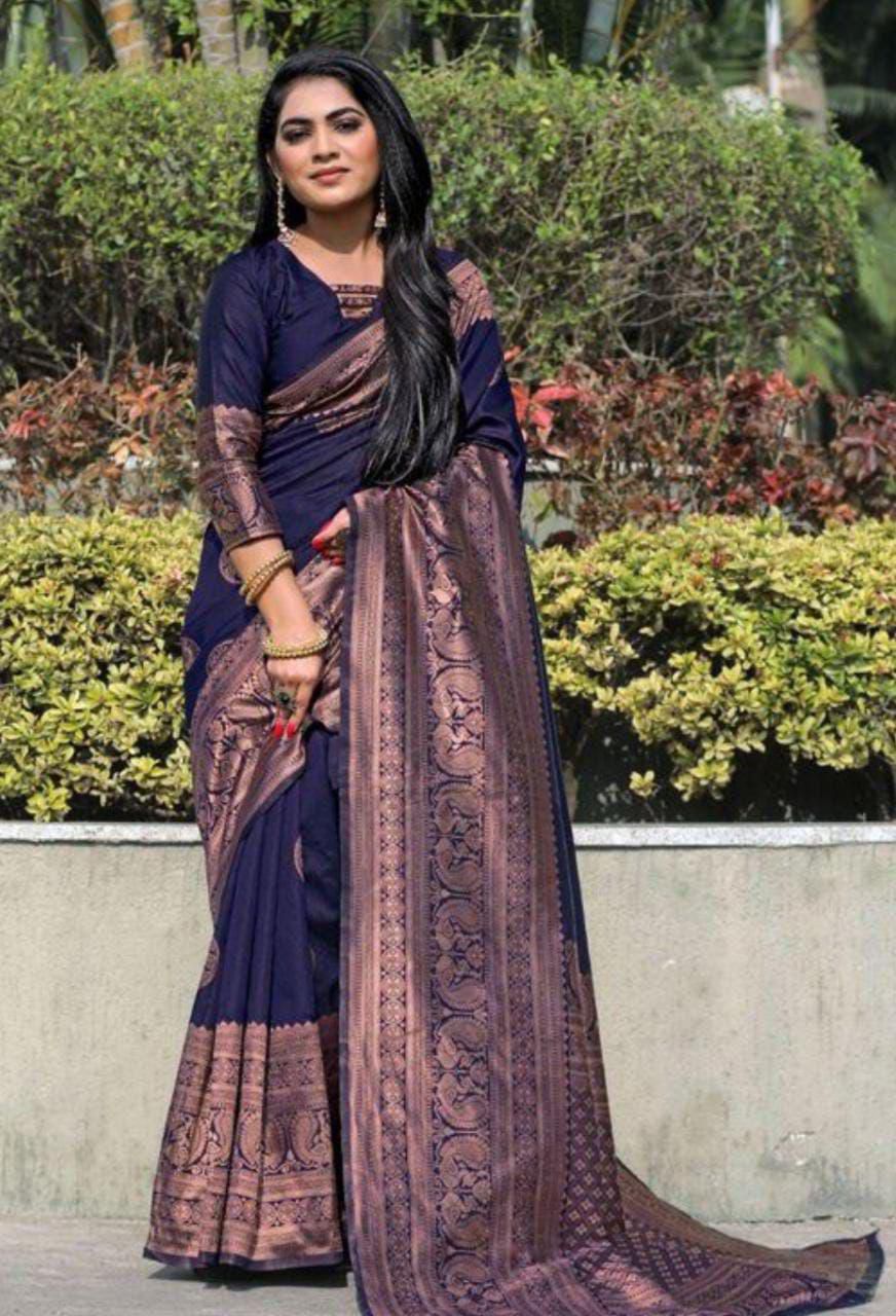 KP CREATION Elegant Green Silk Saree Collection
