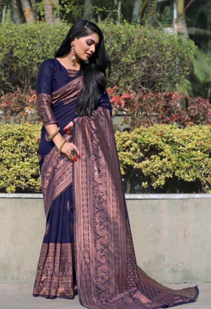 KP CREATION Elegant Green Silk Saree Collection