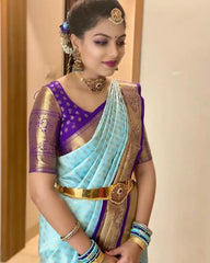 KP CREATION Sarees Feature Premium Soft Lichi Silk Cloth Known For Its Lightweight Feel And Texture