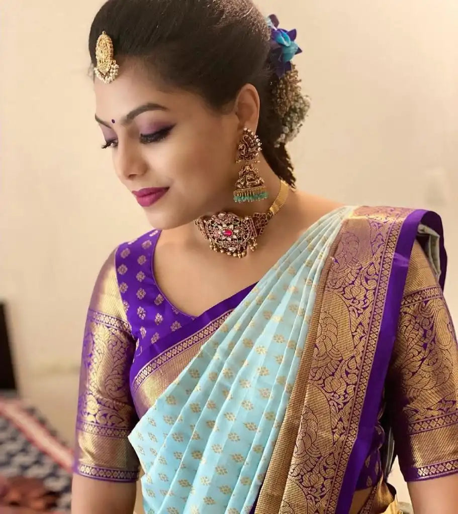 KP CREATION Sarees Feature Premium Soft Lichi Silk Cloth Known For Its Lightweight Feel And Texture