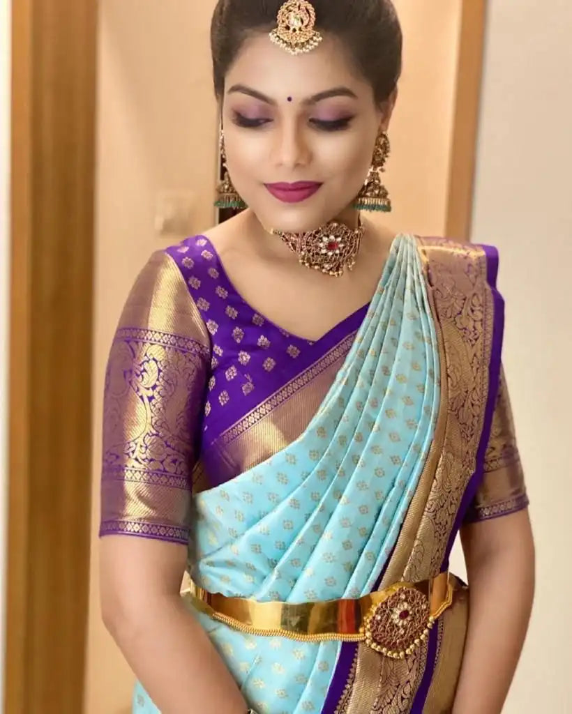 KP CREATION Sarees Feature Premium Soft Lichi Silk Cloth Known For Its Lightweight Feel And Texture