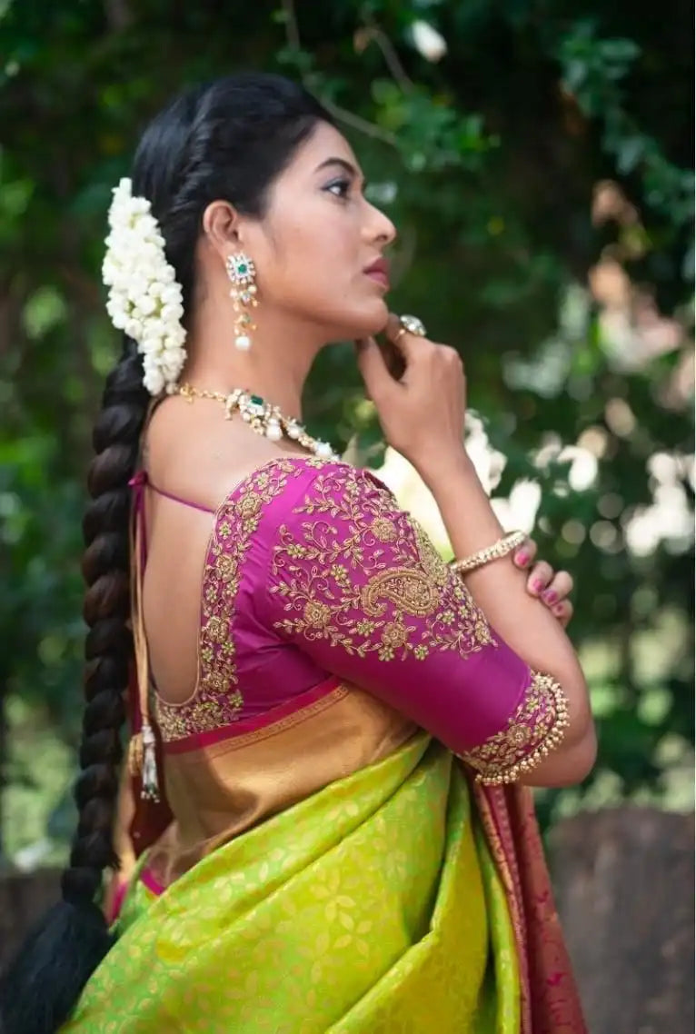 KP CREATION Sarees Feature Premium Soft Lichi Silk Cloth Known For Its Smooth Texture