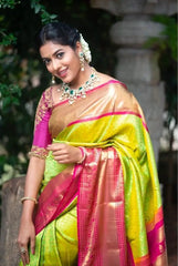 KP CREATION Sarees Feature Premium Soft Lichi Silk Cloth Known For Its Smooth Texture