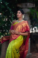 KP CREATION Sarees Feature Premium Soft Lichi Silk Cloth Known For Its Smooth Texture