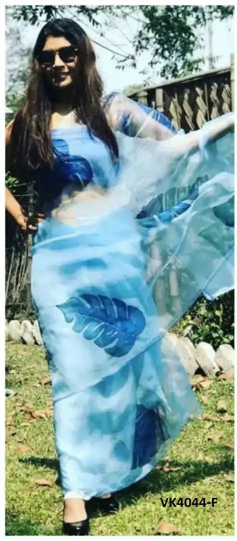 Vakratund Sarees Made With Organza Silk Combine Traditional Artistry With A Delicate