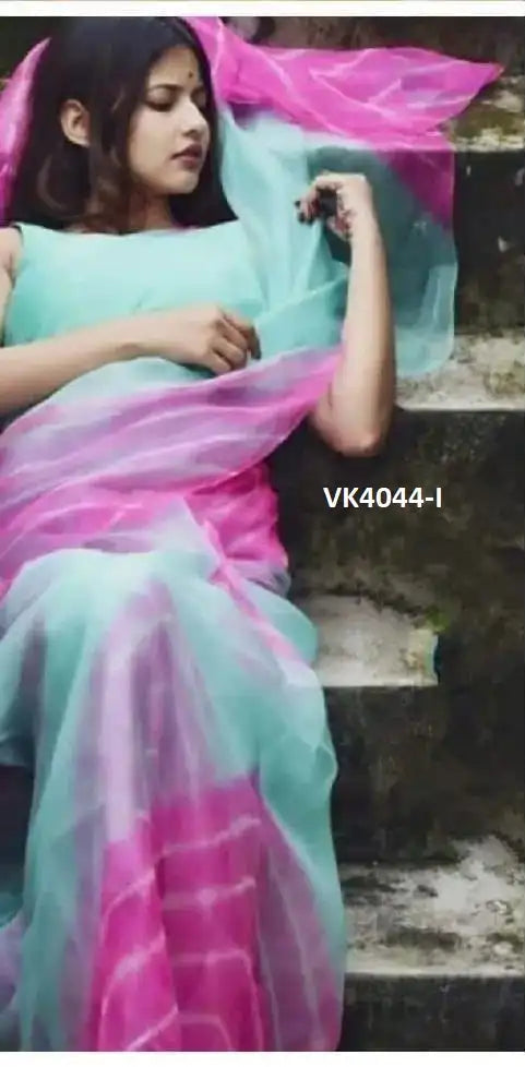 Vakratund Sarees Made With Organza Silk Combine Traditional Artistry With A Delicate