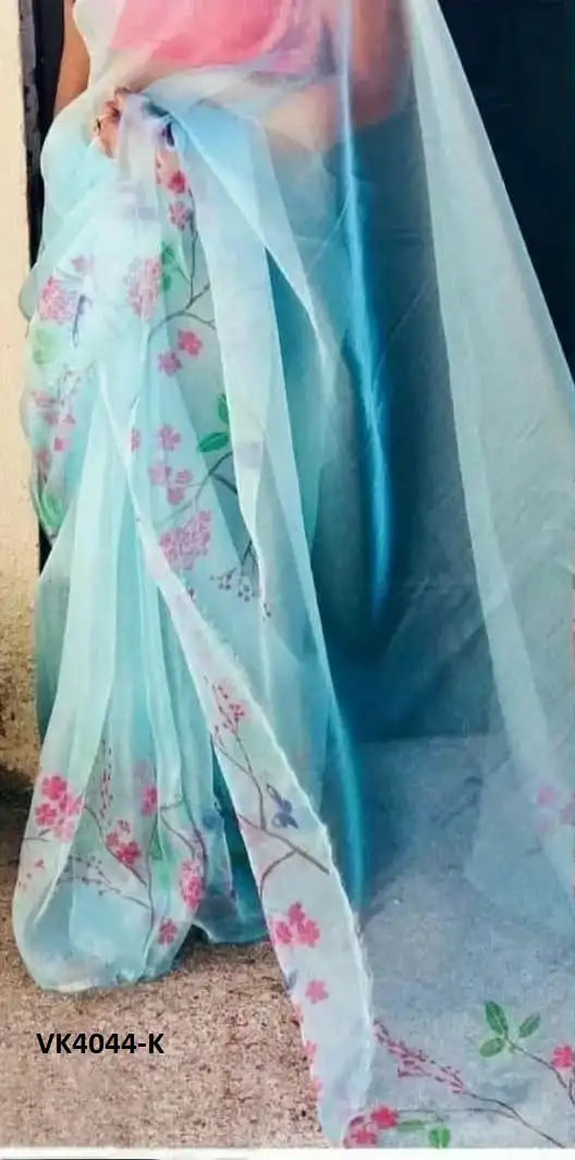 Vakratund Sarees Made With Organza Silk Combine Traditional Artistry With A Delicate
