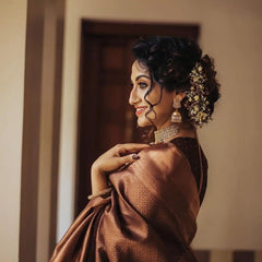 Kp Creation Sarees Feature Premium Soft Lichi Silk Cloth Known For Its Delicate Texture
