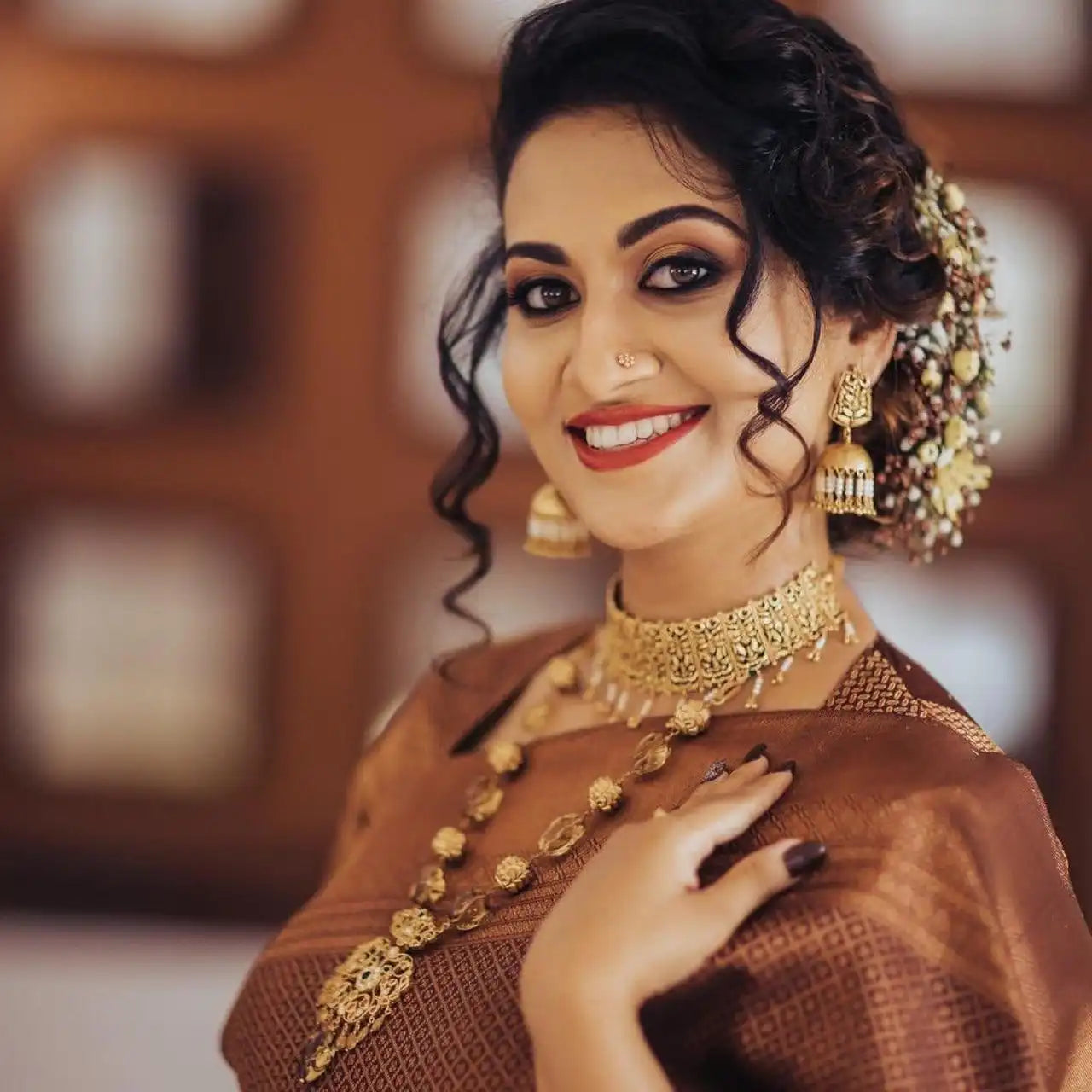 Kp Creation Sarees Feature Premium Soft Lichi Silk Cloth Known For Its Delicate Texture