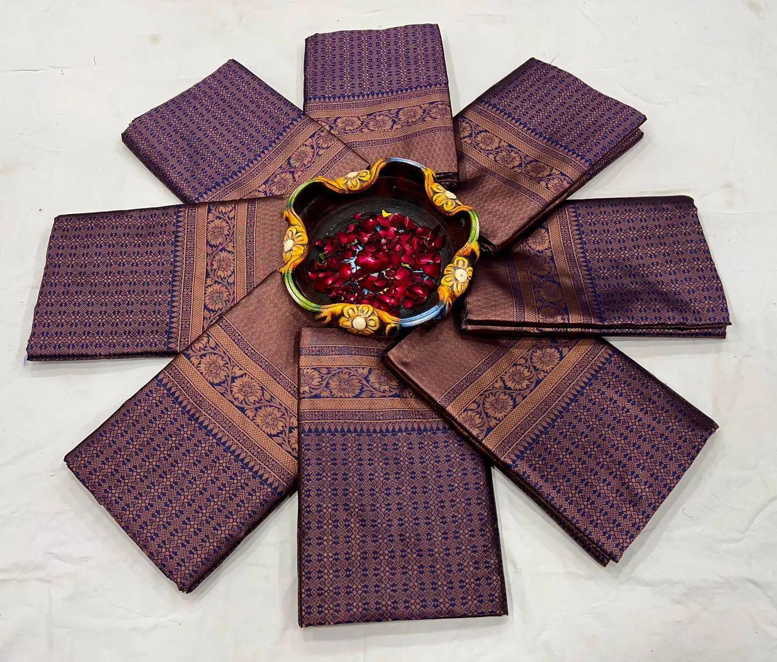 Kp Creation Sarees Feature Premium Soft Lichi Silk Cloth Known For Its Delicate Texture