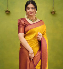 KP Creation Sarees Feature Premium Soft Lichi Silk Cloth Known For Its Smooth Texture
