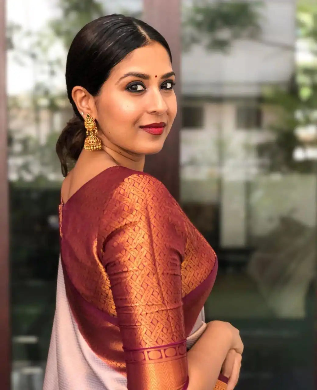 KP Creation Sarees Feature Premium Soft Lichi Silk Cloth Known For Its Smooth Texture
