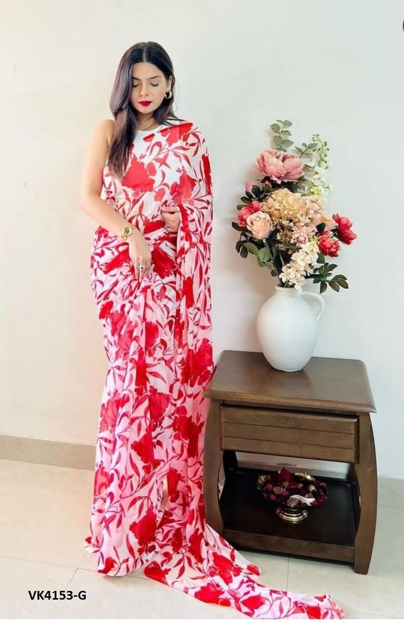Vakratund Sarees Are Highly Crafted From Soft Georgette