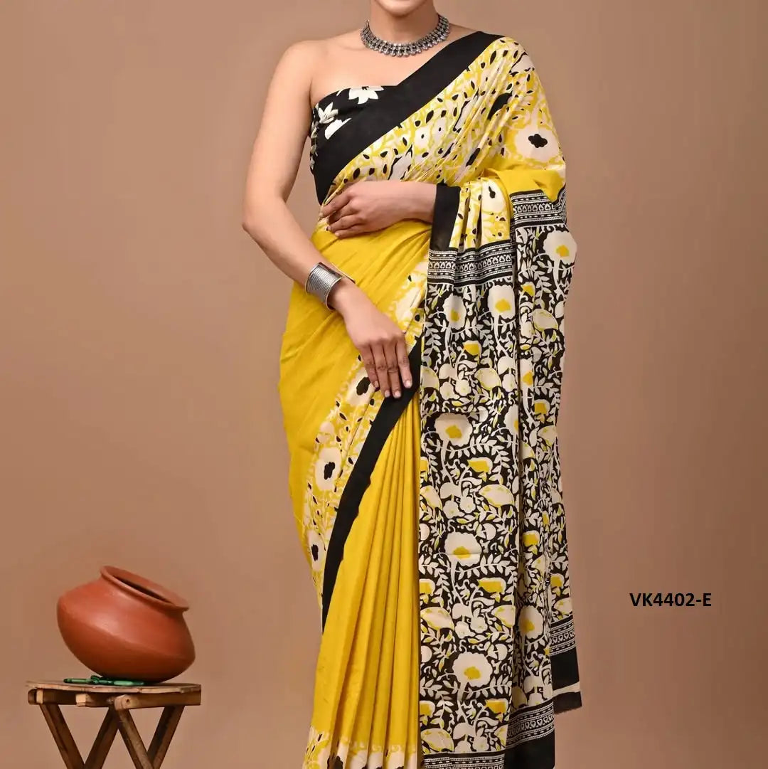 Vakratund Sarees Present A Refined Blend Of Heavy Chanderi Cotton Fabric And Exquisite Digital Print
