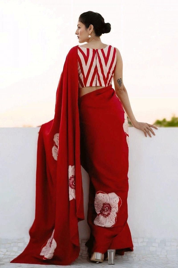 Modal Crape Saree