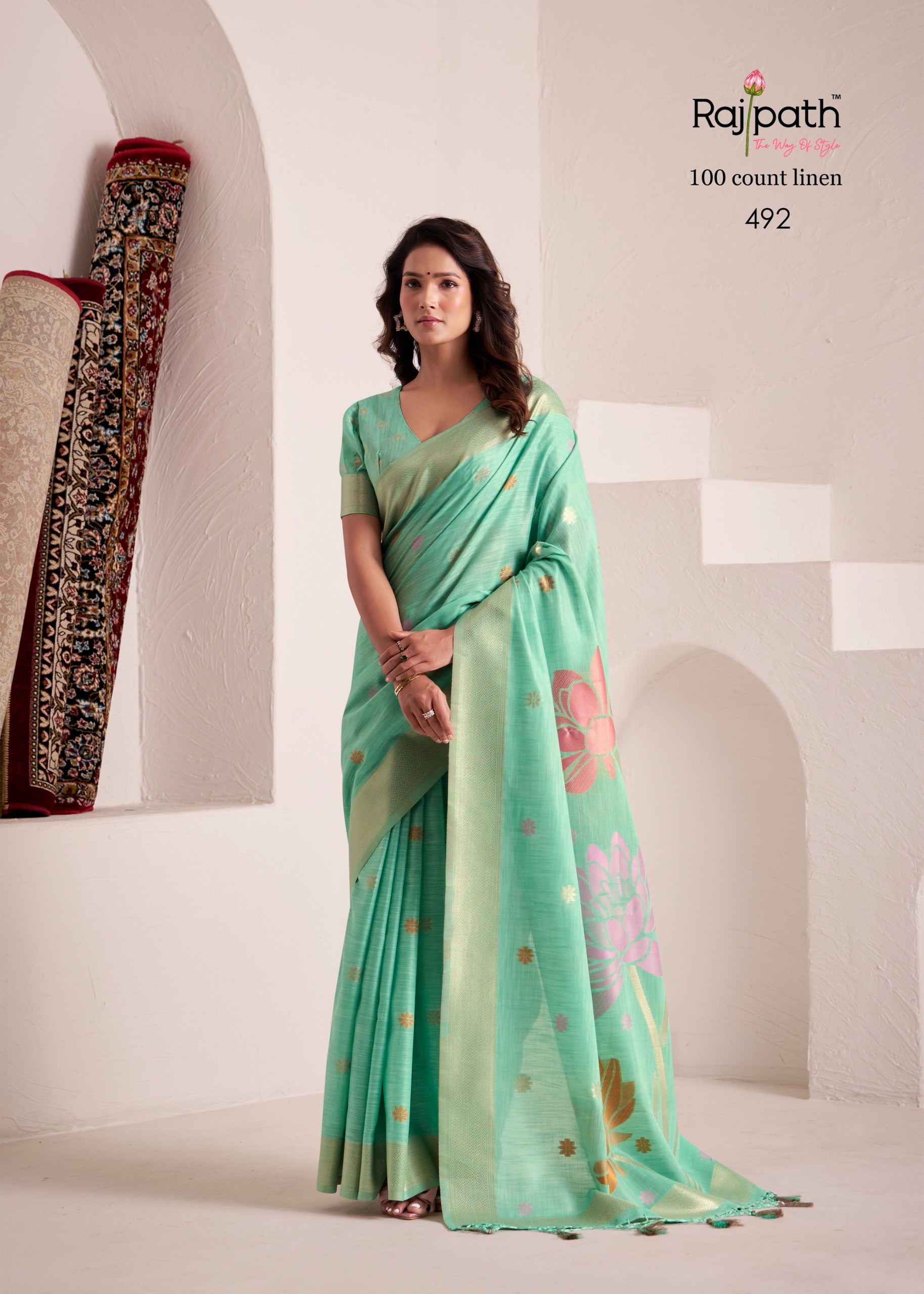 Rajpath Fabrics Dynamic Silk Sarees With Jacquard Pallu