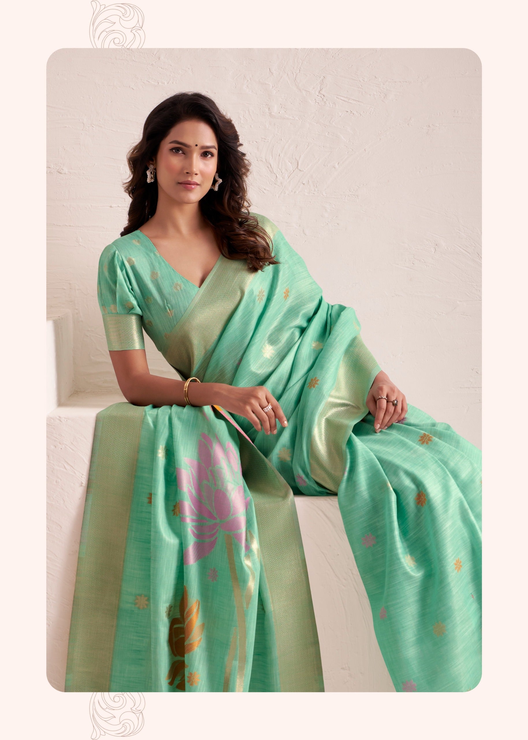Rajpath Fabrics Dynamic Silk Sarees With Jacquard Pallu