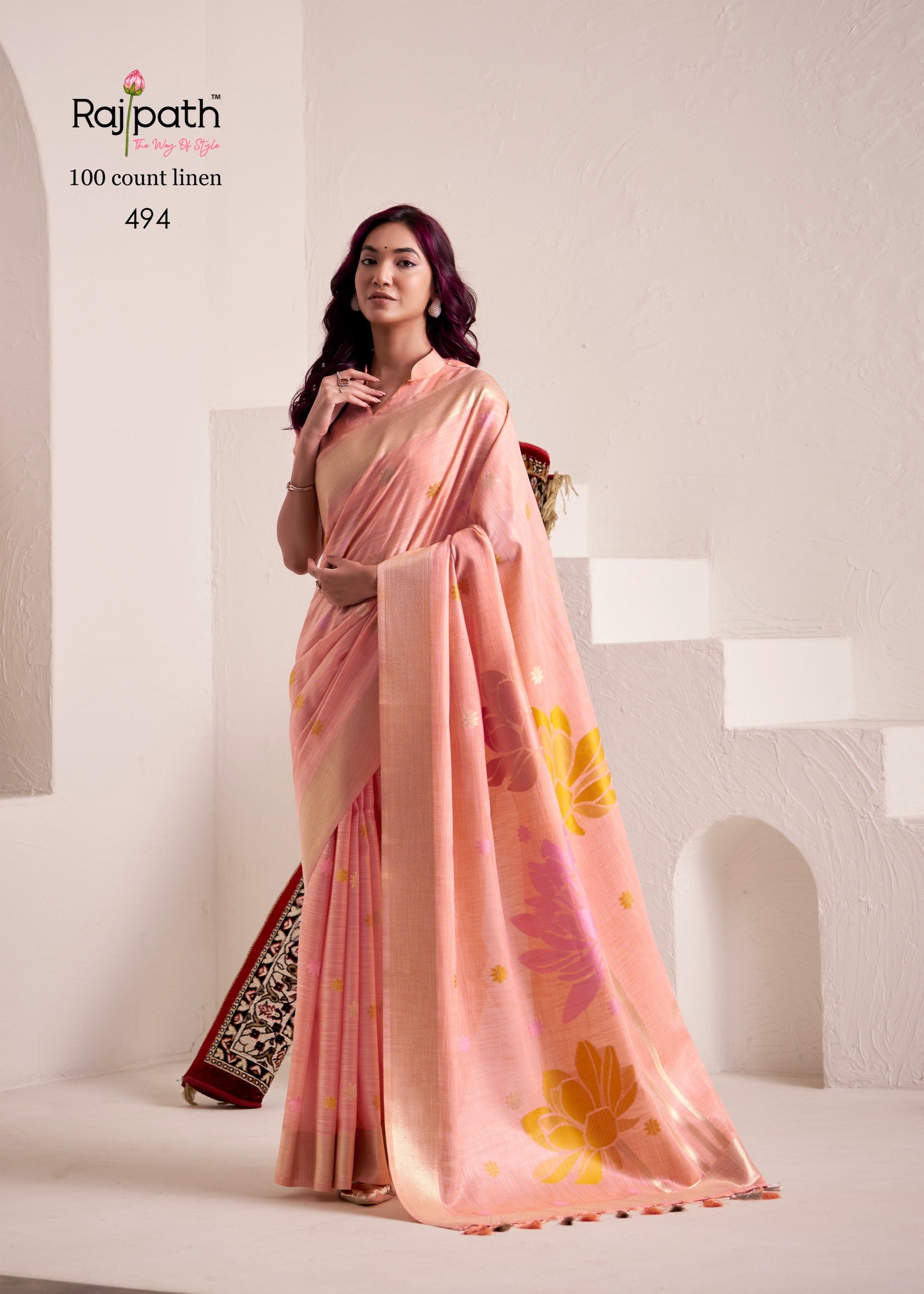 Rajpath Fabrics Dynamic Silk Sarees With Jacquard Pallu