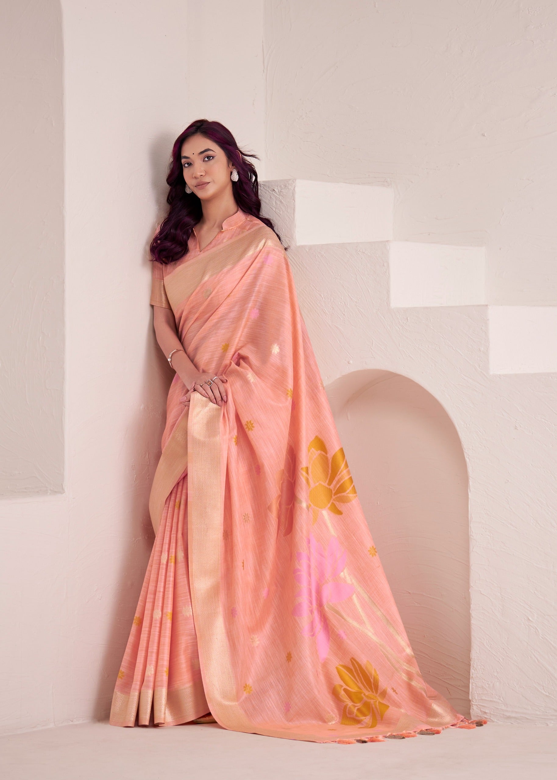 Rajpath Fabrics Dynamic Silk Sarees With Jacquard Pallu