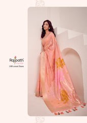 Rajpath Fabrics Dynamic Silk Sarees With Jacquard Pallu