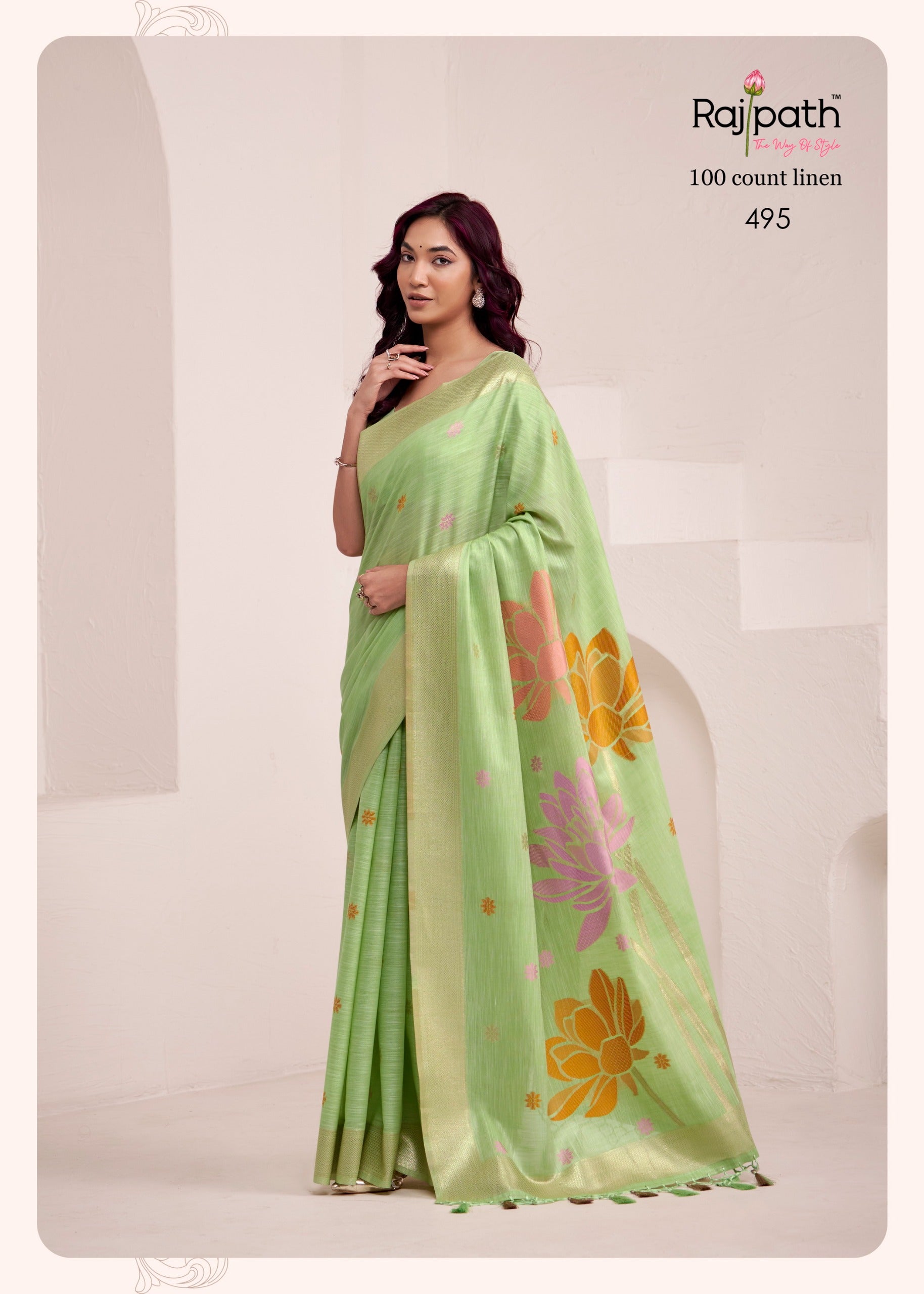 Rajpath Fabrics Dynamic Silk Sarees With Jacquard Pallu