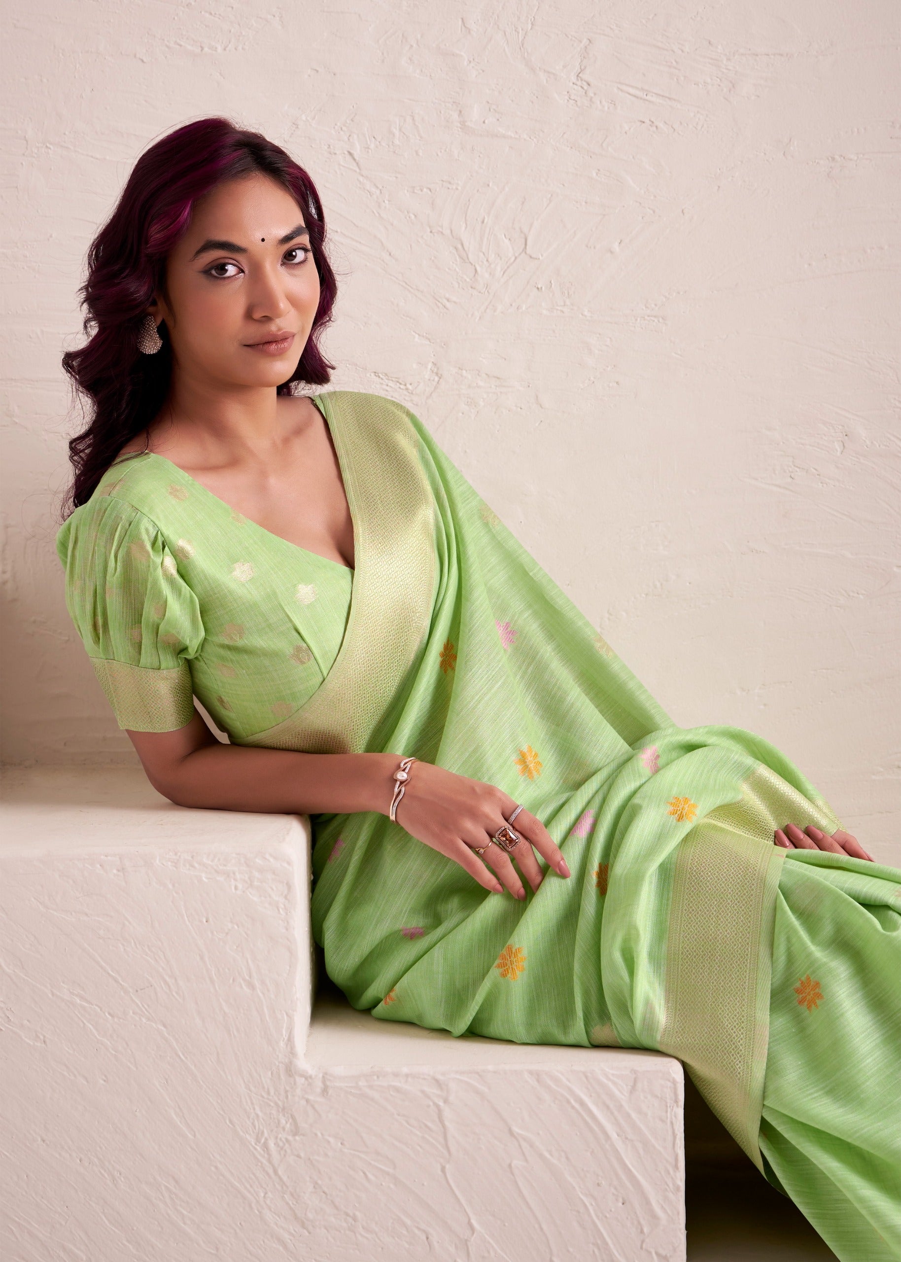 Rajpath Fabrics Dynamic Silk Sarees With Jacquard Pallu