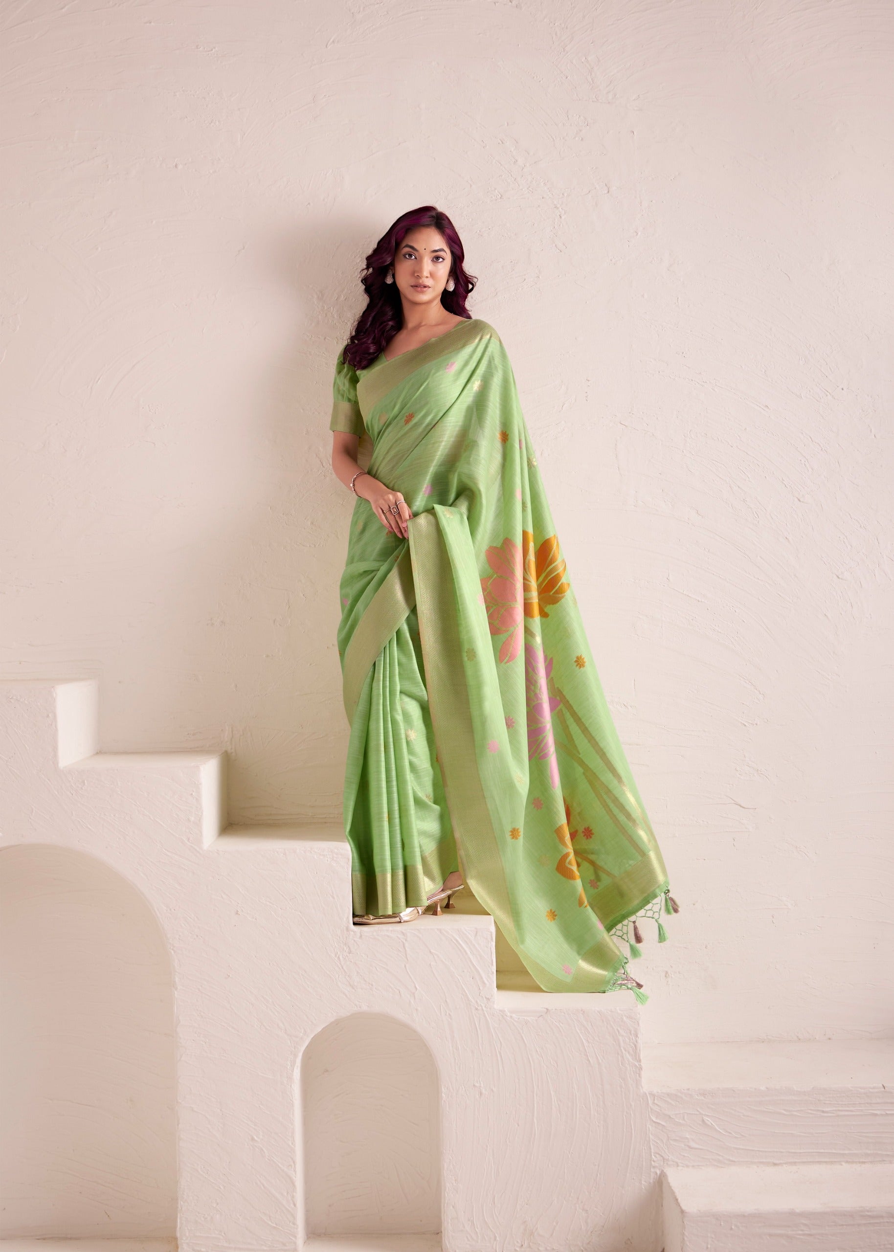 Rajpath Fabrics Dynamic Silk Sarees With Jacquard Pallu