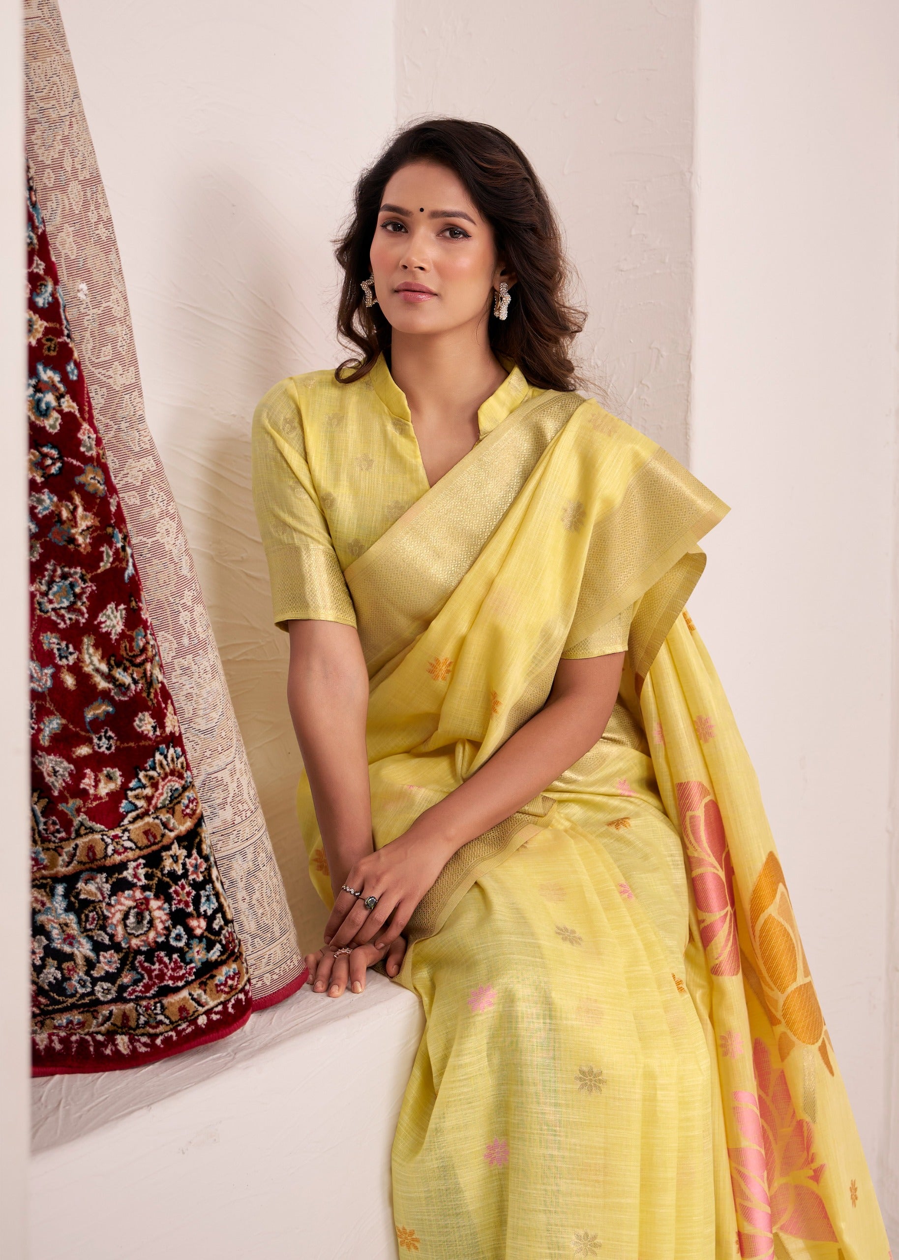 Rajpath Fabrics Dynamic Silk Sarees With Jacquard Pallu
