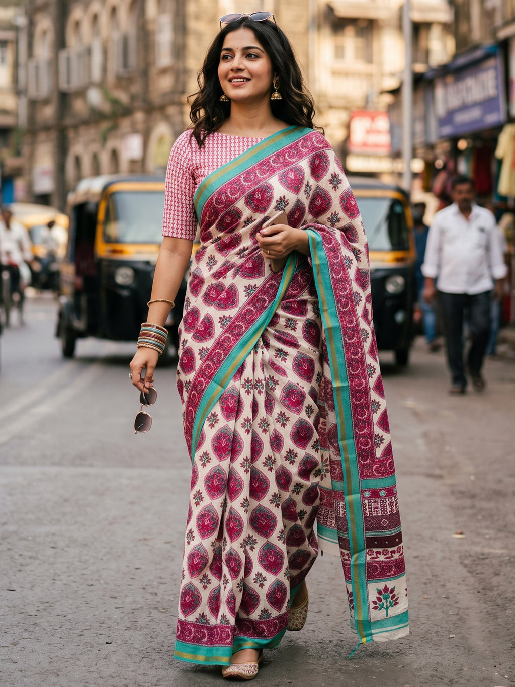 Maslin Cotton Saree