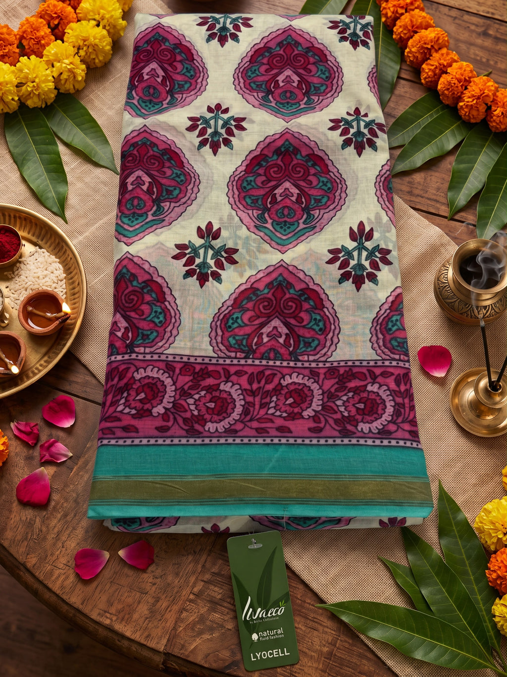 Maslin Cotton Saree