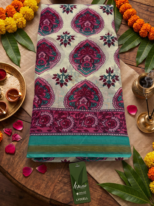 Maslin Cotton Saree