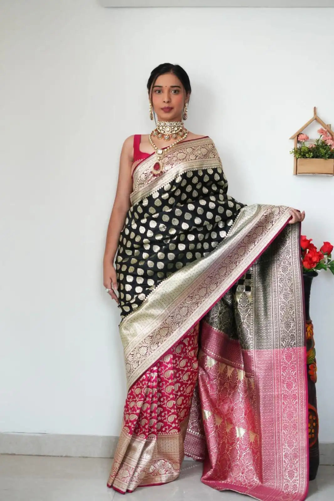KP CREATION Sarees Feature Premium Soft Cotton Silk Fabric Offering A Perfect Balance