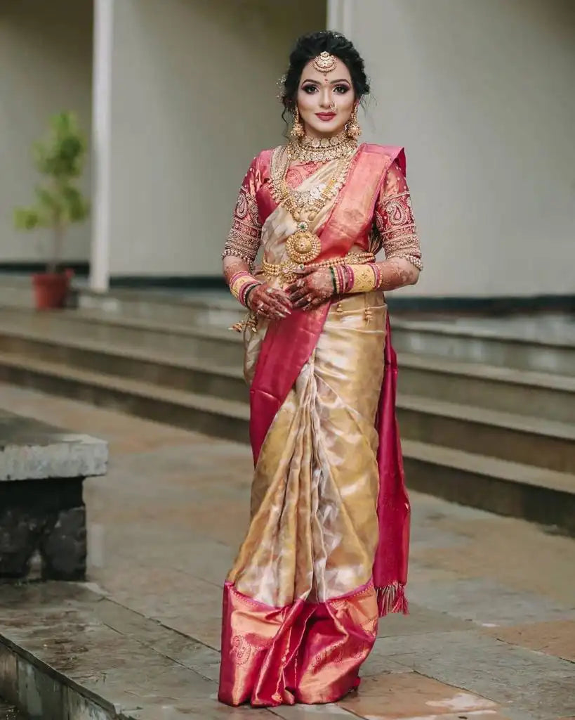 Kp Creation Sarees Feature Premium Soft Lichi Silk Cloth Known For Its Smooth Texture