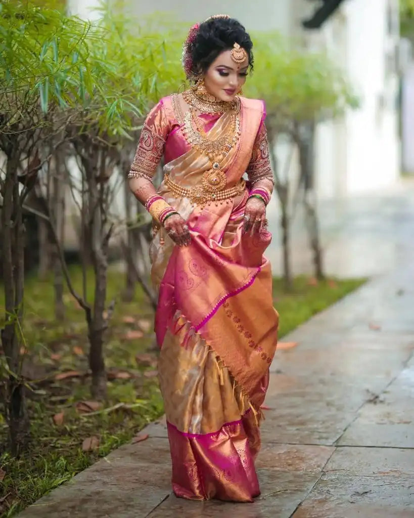 Kp Creation Sarees Feature Premium Soft Lichi Silk Cloth Known For Its Smooth Texture