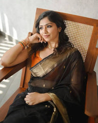 KP CREATION Presents Sarees Crafted With Soft Lilac Slab Fabric Offering A Delicate And Comfortable Drape