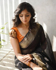 KP CREATION Presents Sarees Crafted With Soft Lilac Slab Fabric Offering A Delicate And Comfortable Drape