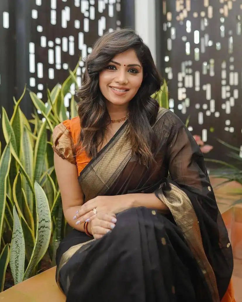 KP CREATION Presents Sarees Crafted With Soft Lilac Slab Fabric Offering A Delicate And Comfortable Drape
