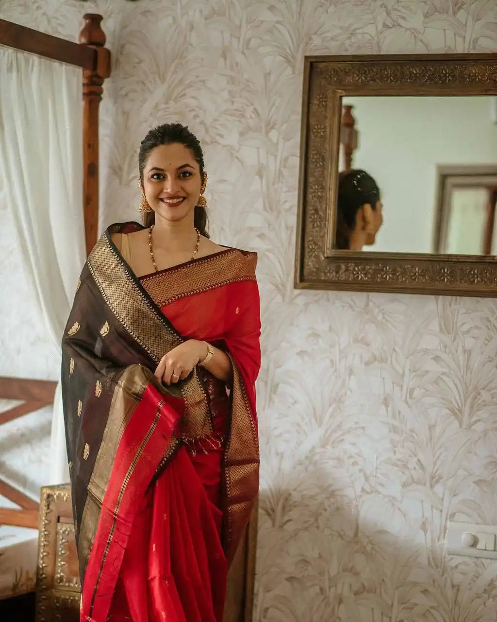 KP CREATION Presents Sarees Crafted With Soft Lilac Slab Fabric Offering A Delicate And Comfortable Drape
