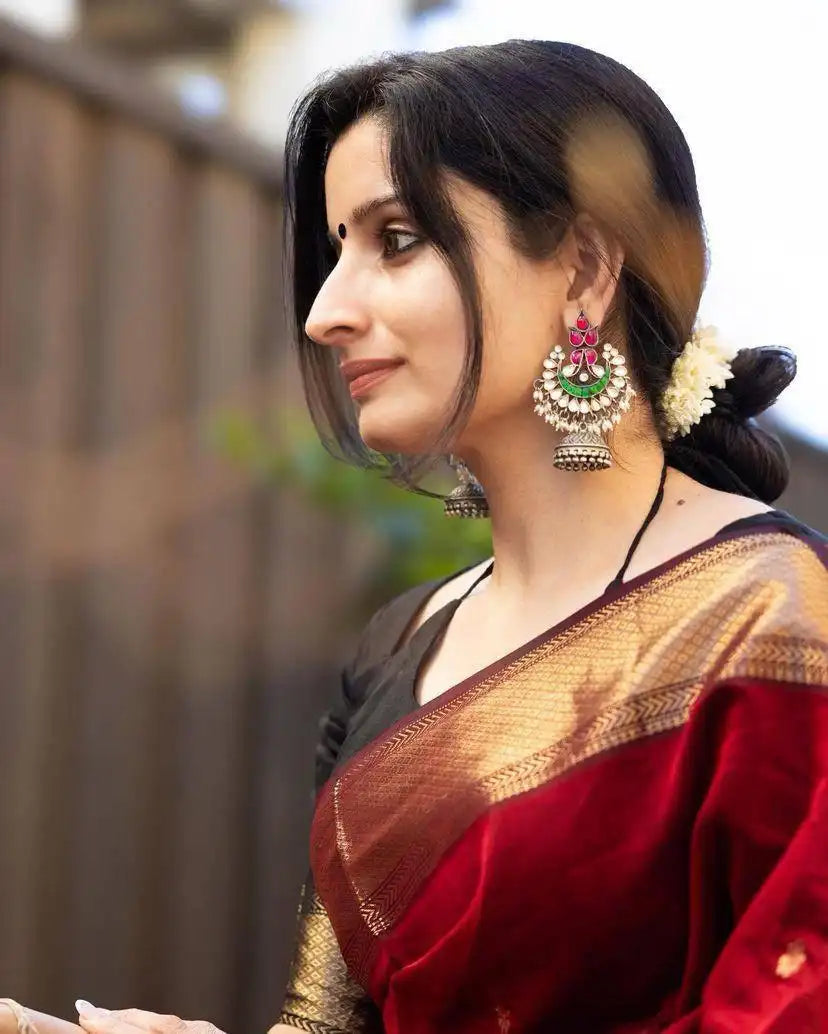 KP CREATION Presents Sarees Crafted With Soft Lilac Slab Fabric Offering A Delicate And Comfortable Drape