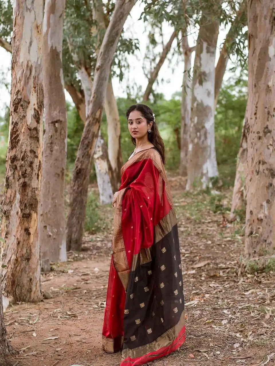 KP CREATION Presents Sarees Crafted With Soft Lilac Slab Fabric Offering A Delicate And Comfortable Drape