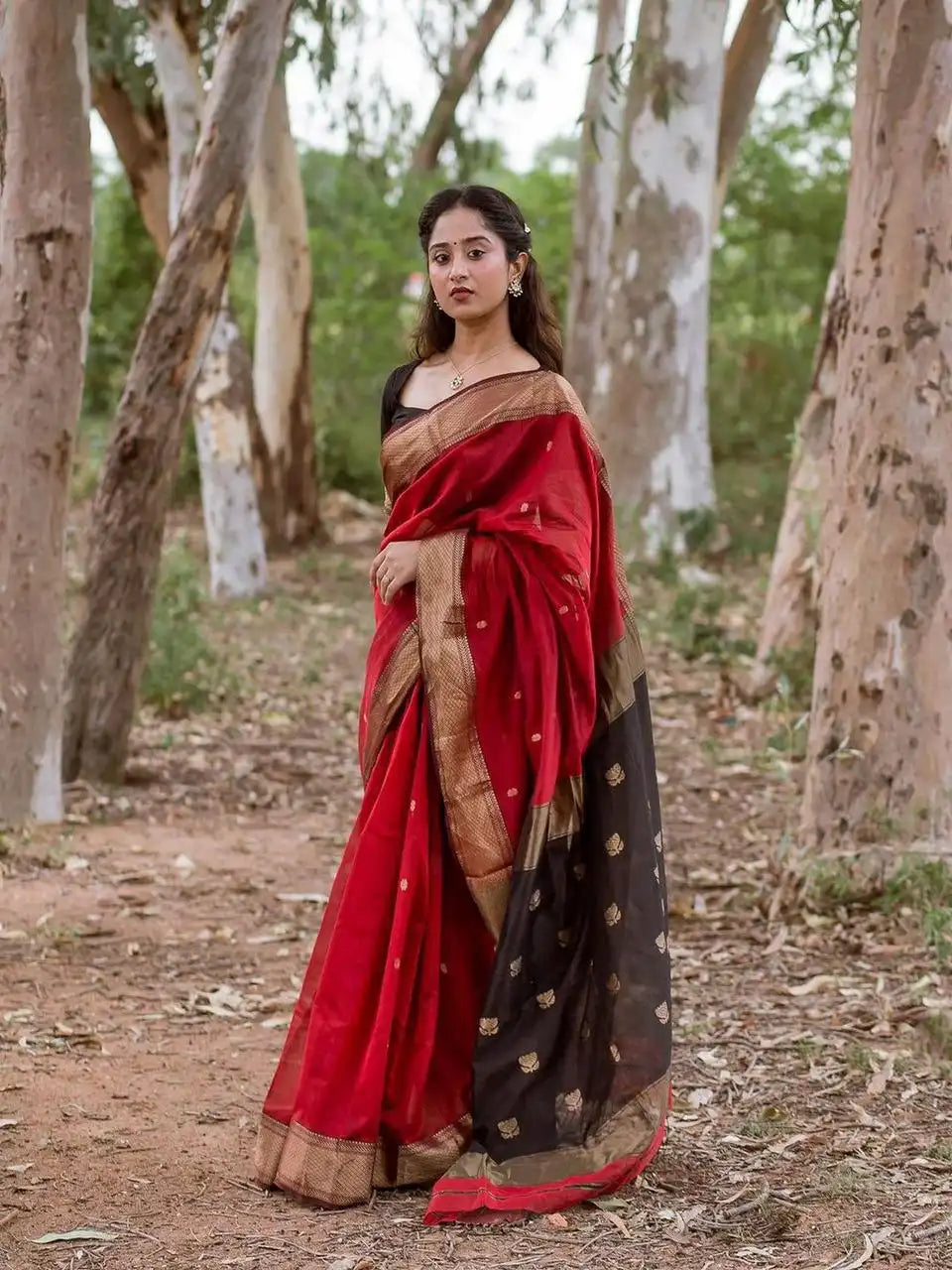 KP CREATION Presents Sarees Crafted With Soft Lilac Slab Fabric Offering A Delicate And Comfortable Drape