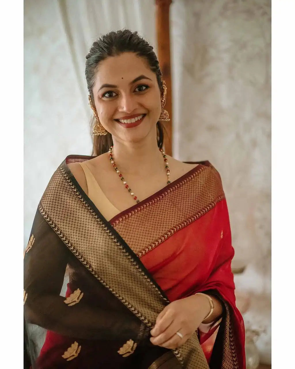 KP CREATION Presents Sarees Crafted With Soft Lilac Slab Fabric Offering A Delicate And Comfortable Drape
