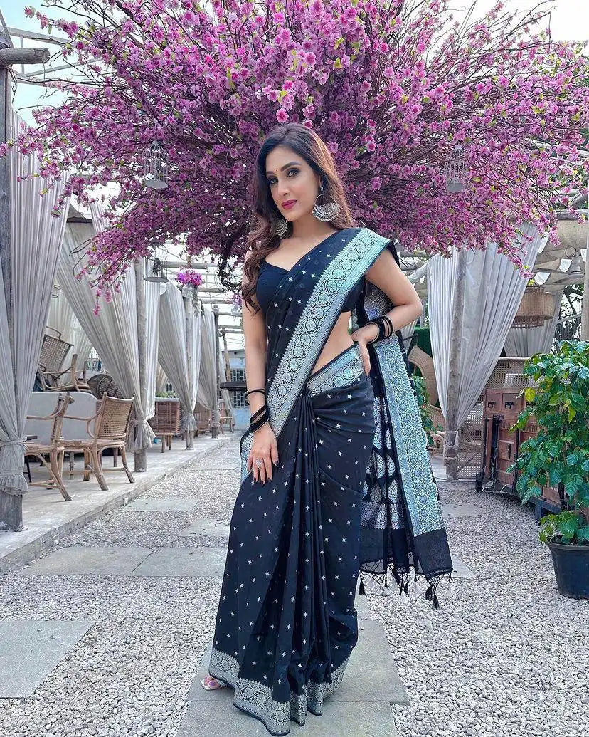 Kp Creation Sarees Feature Premium Soft Lichi Silk Cloth Known For Its Smooth Texture