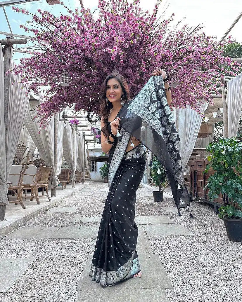 Kp Creation Sarees Feature Premium Soft Lichi Silk Cloth Known For Its Smooth Texture