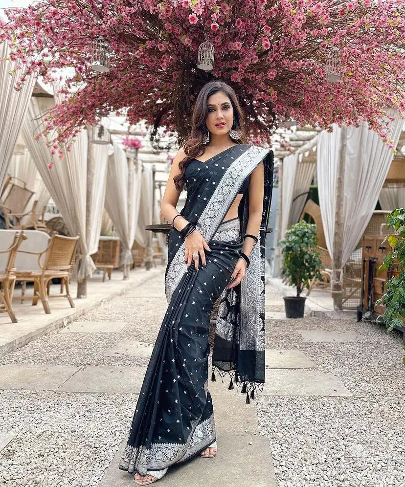 Kp Creation Sarees Feature Premium Soft Lichi Silk Cloth Known For Its Smooth Texture